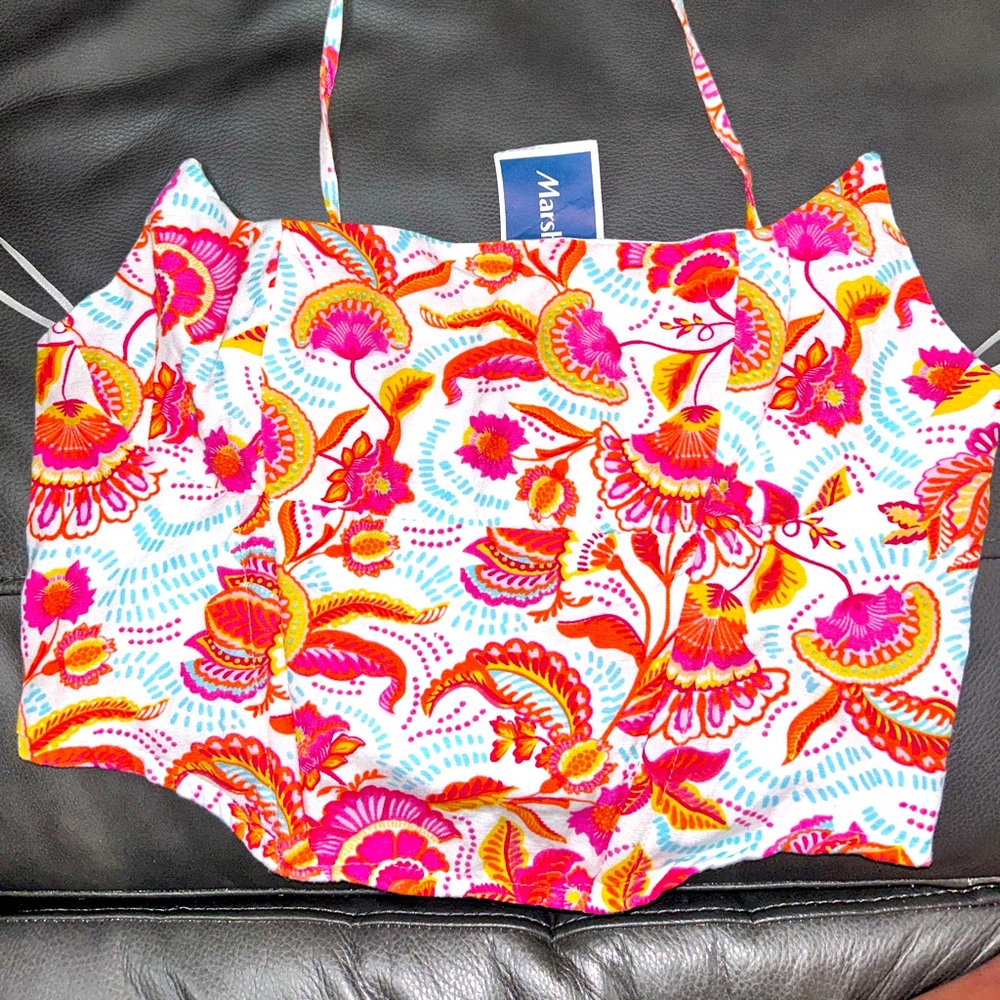 Multicolored crop - large -brand new with tags